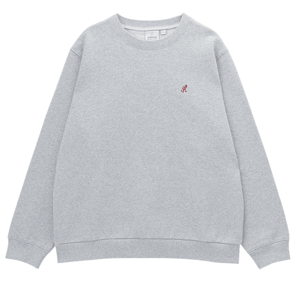 One Point Crew Sweatshirt Heather Grey, view: 0