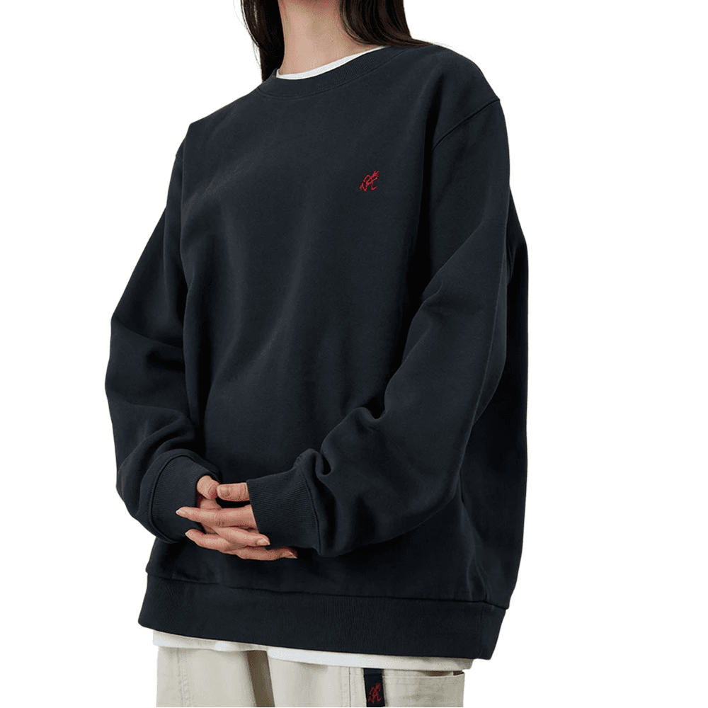 One Point Crew Sweatshirt Vintage Black, view: 1