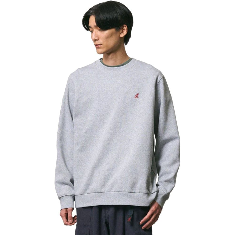 One Point Crew Sweatshirt Grey Heather, view: 2