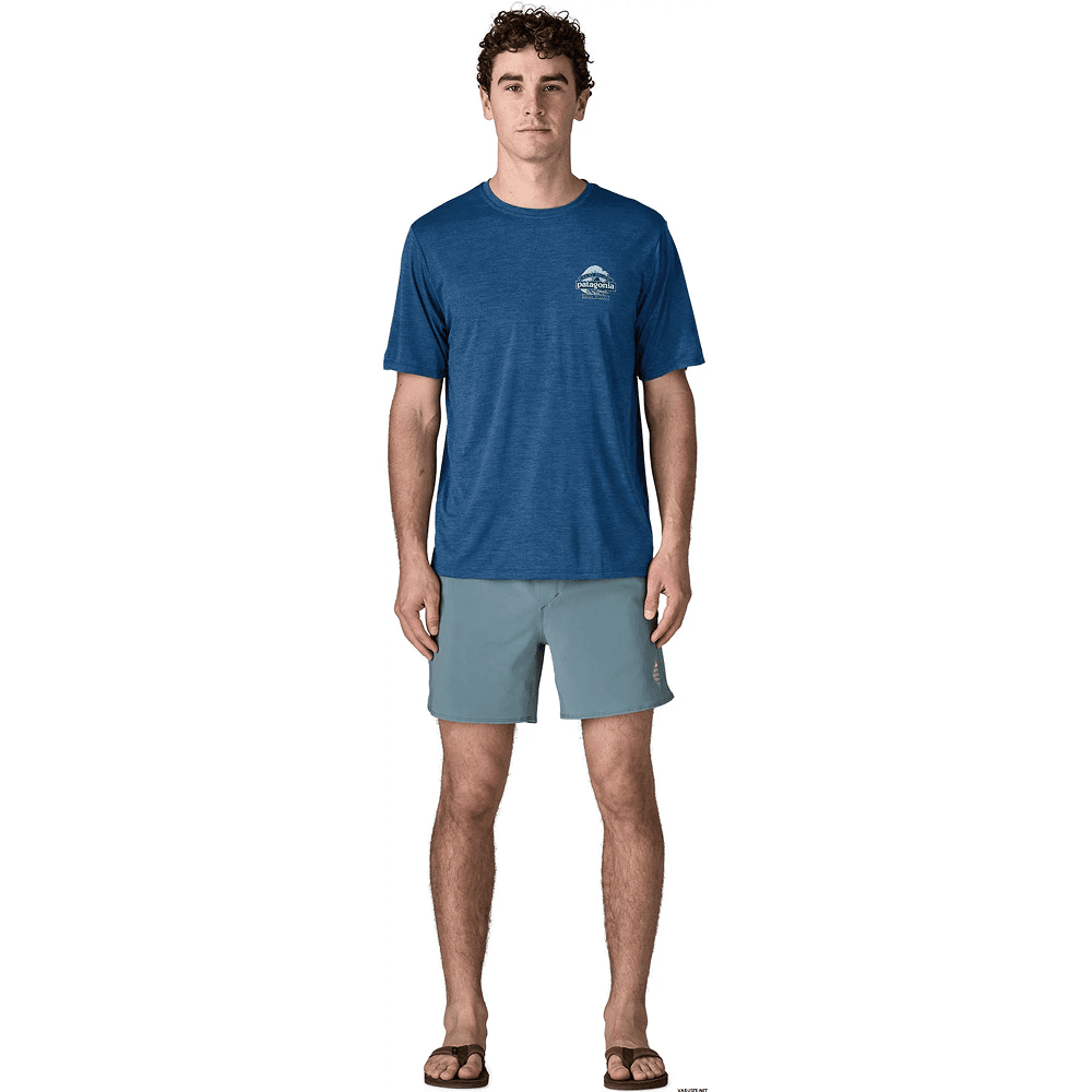 M Cap Cool Daily Shirt - Great Waves Clement Blue - Light Clement Blue X, view: 4