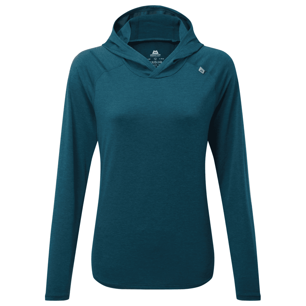 W's Glace Hooded Top Majolica Blue, view: 0