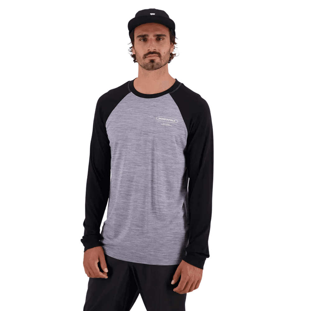 Icon Merino Long Sleeve Grey Heather, view: 1