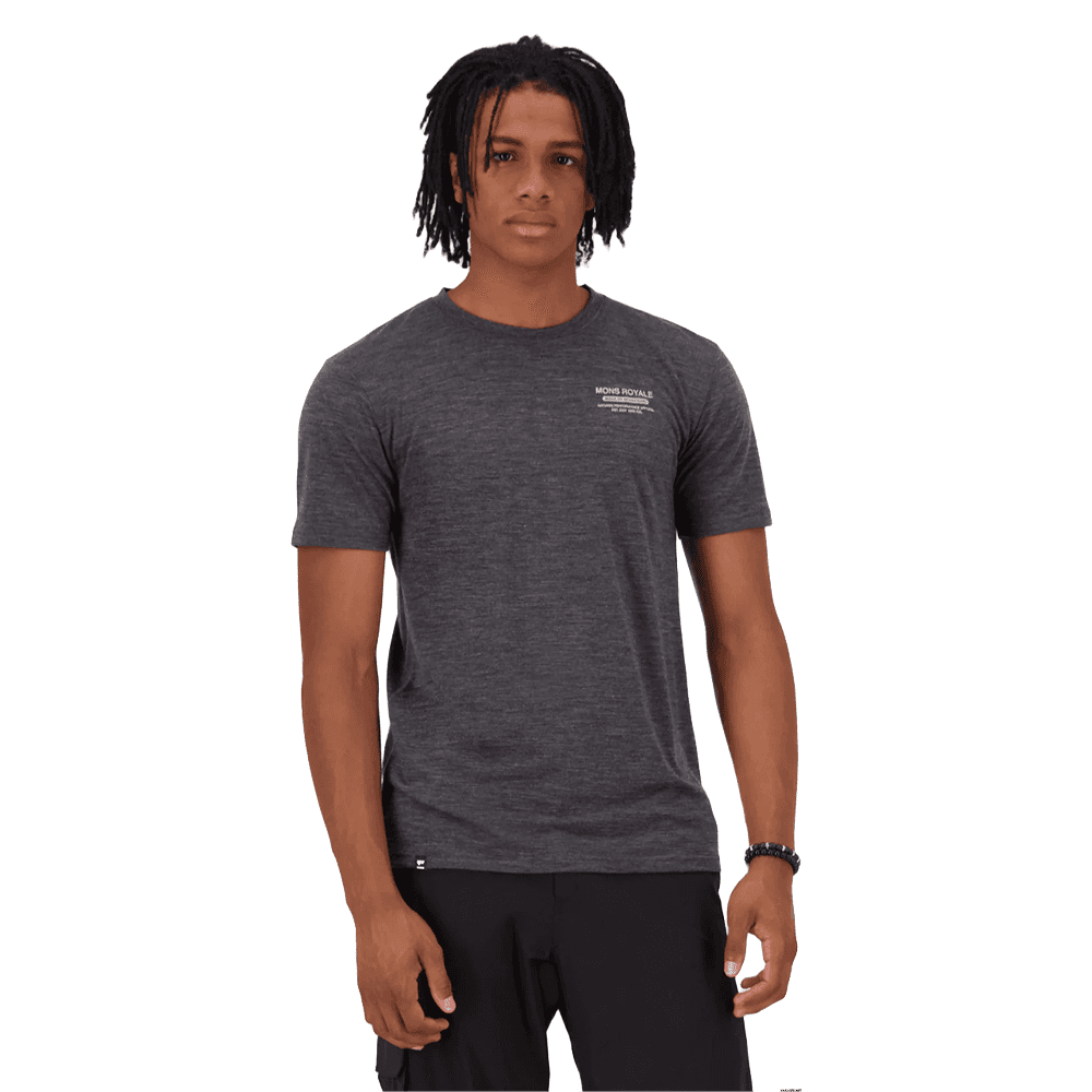 Zephyr Merino Tencel T-Shirt Smoke, view: 1