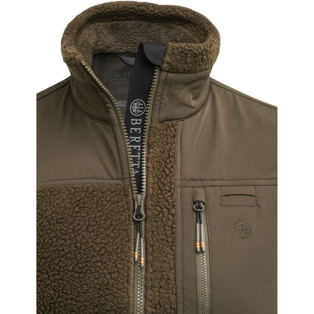 Halifax Sherpa Fleece Vest Green Moss, view: 3