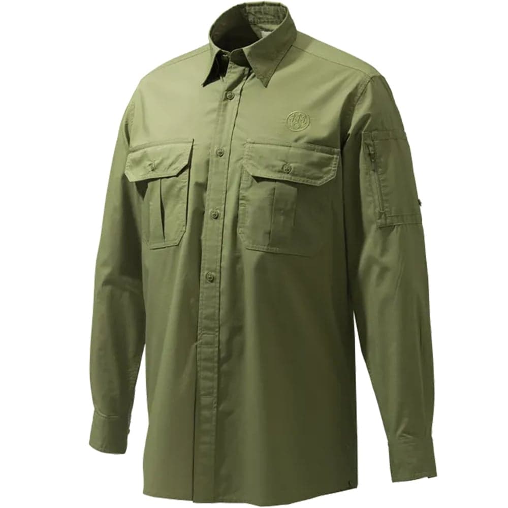 Mortirolo Shirt Long Sleeves Olive Drab, view: 0