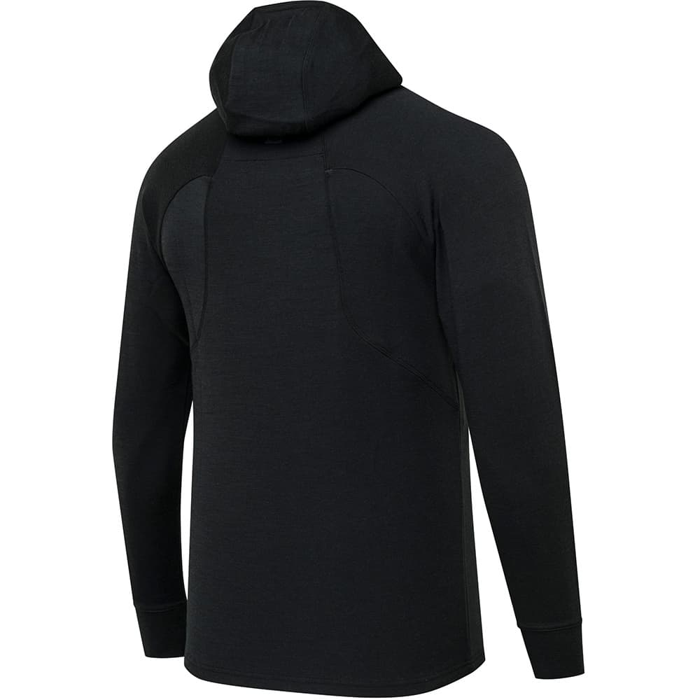 Apollo Merino Hoodie Black, view: 1