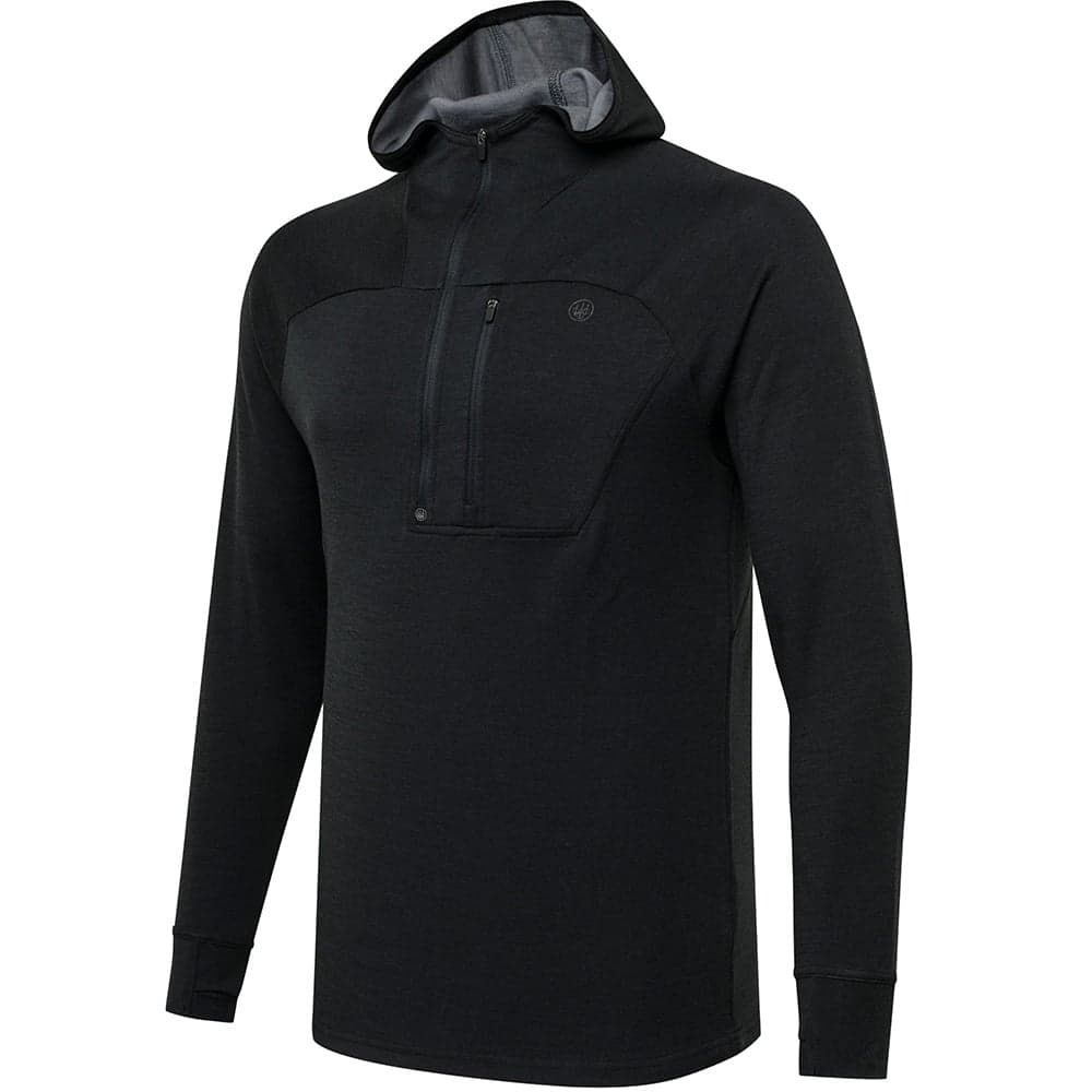 Apollo Merino Hoodie Black, view: 0