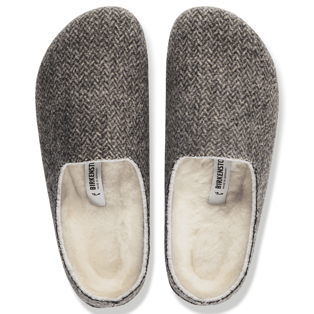 Amsterdam Wrapped Dip Felt Narrow Dark Grey Herringbone, view: 2