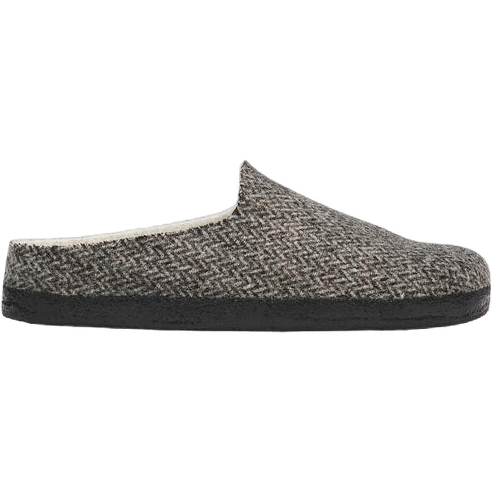 Amsterdam Wrapped Dip Felt Regular Dark Grey Herringbone, view: 2