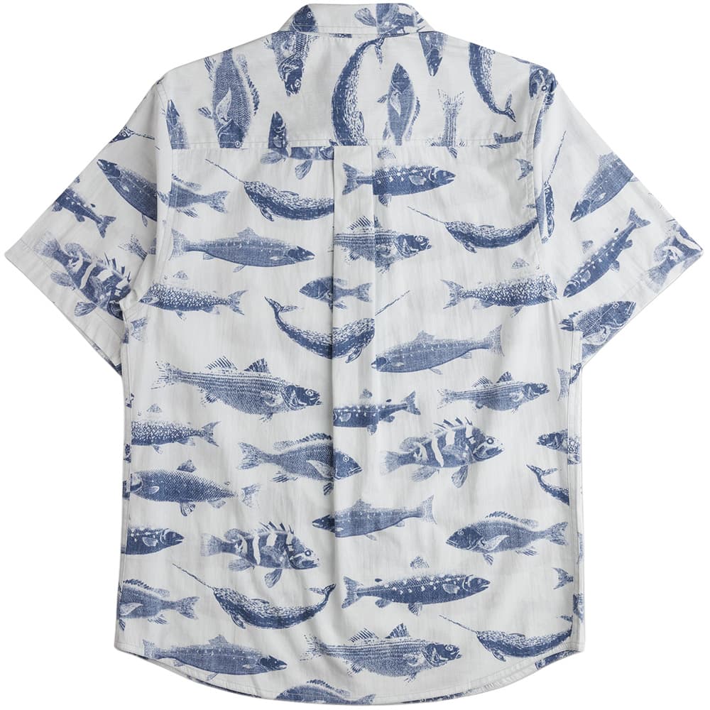 M's Topspot Short Sleeve Shirt Big Blue Fish, view: 1