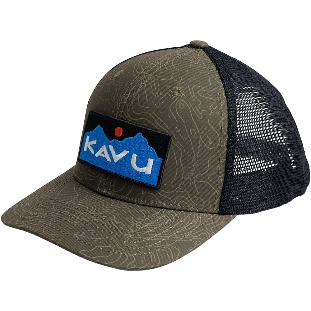 Above Standard Trucker Cap Olive Topo, view: 0