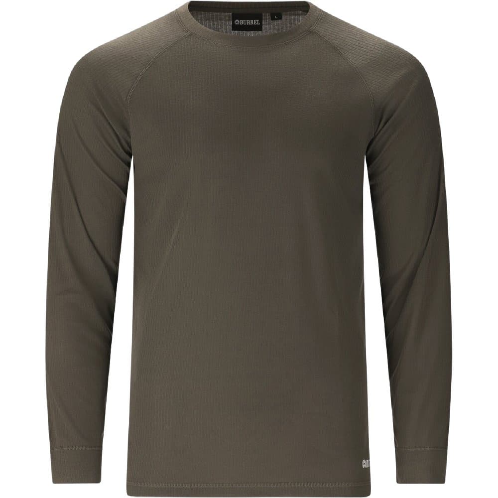 M's Nore Rib Base Layer Set Green, view: 2