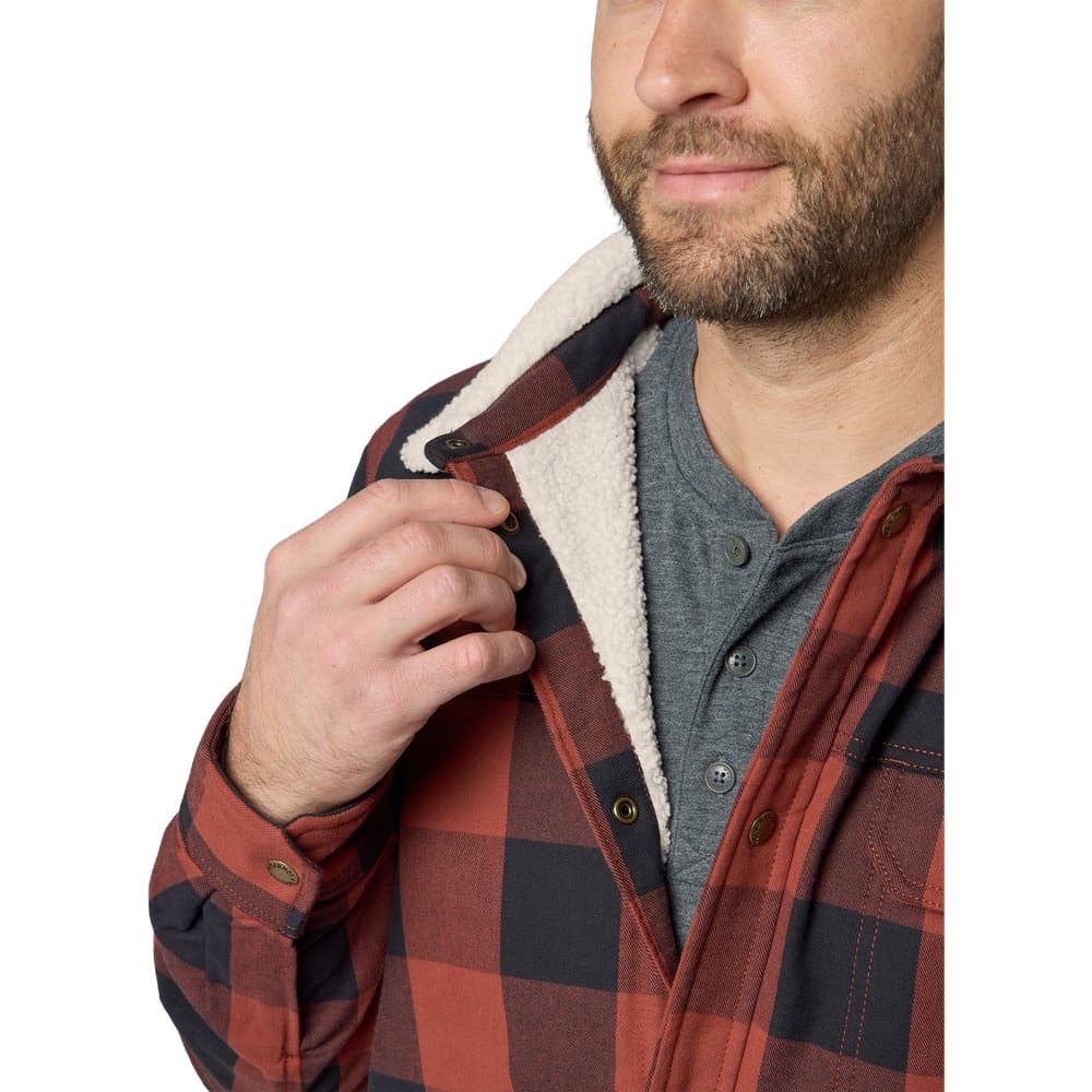 Hidden Peaks Shirt Jacket Pecan Buffalo Plaid, view: 4