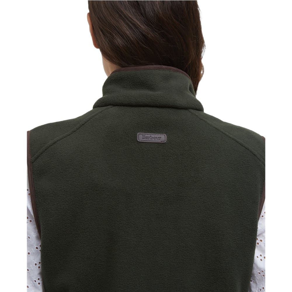 Country Colton Fleece Gilet Sage, view: 7
