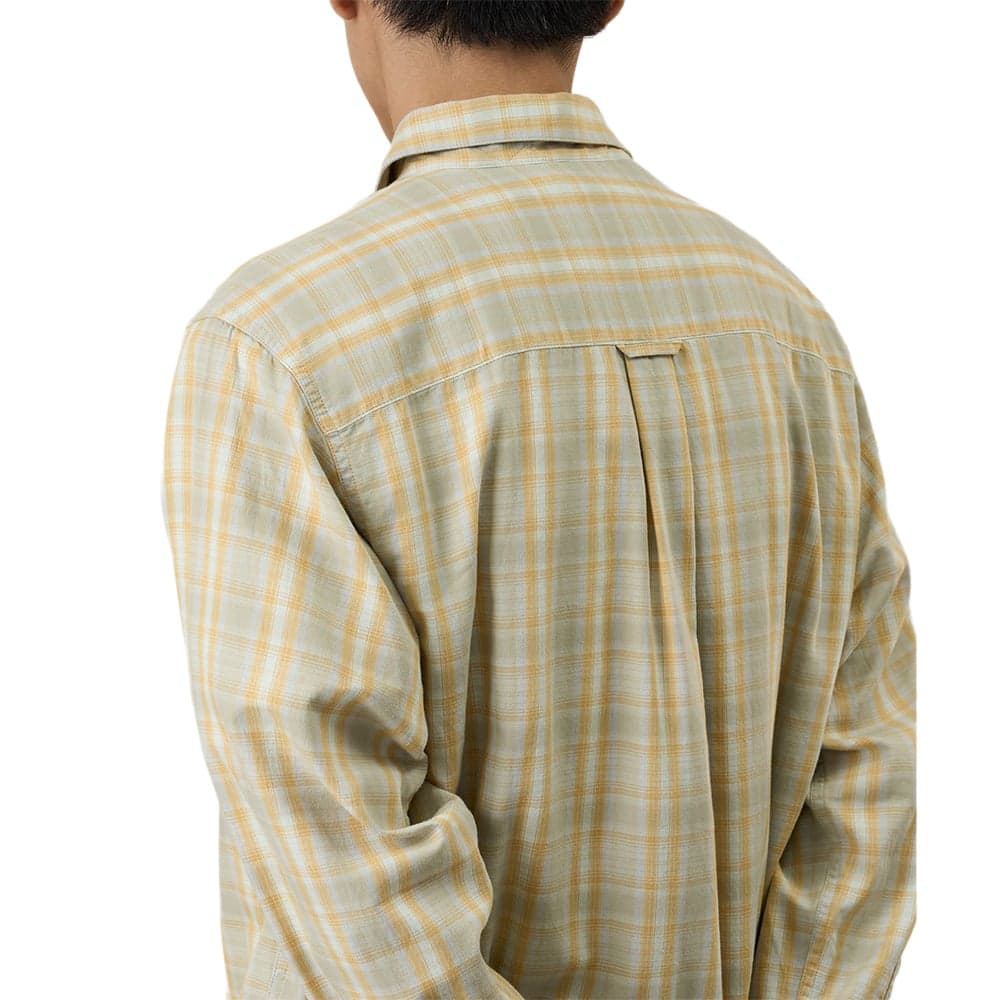Checkered Ombre Shirt Mustard, view: 2
