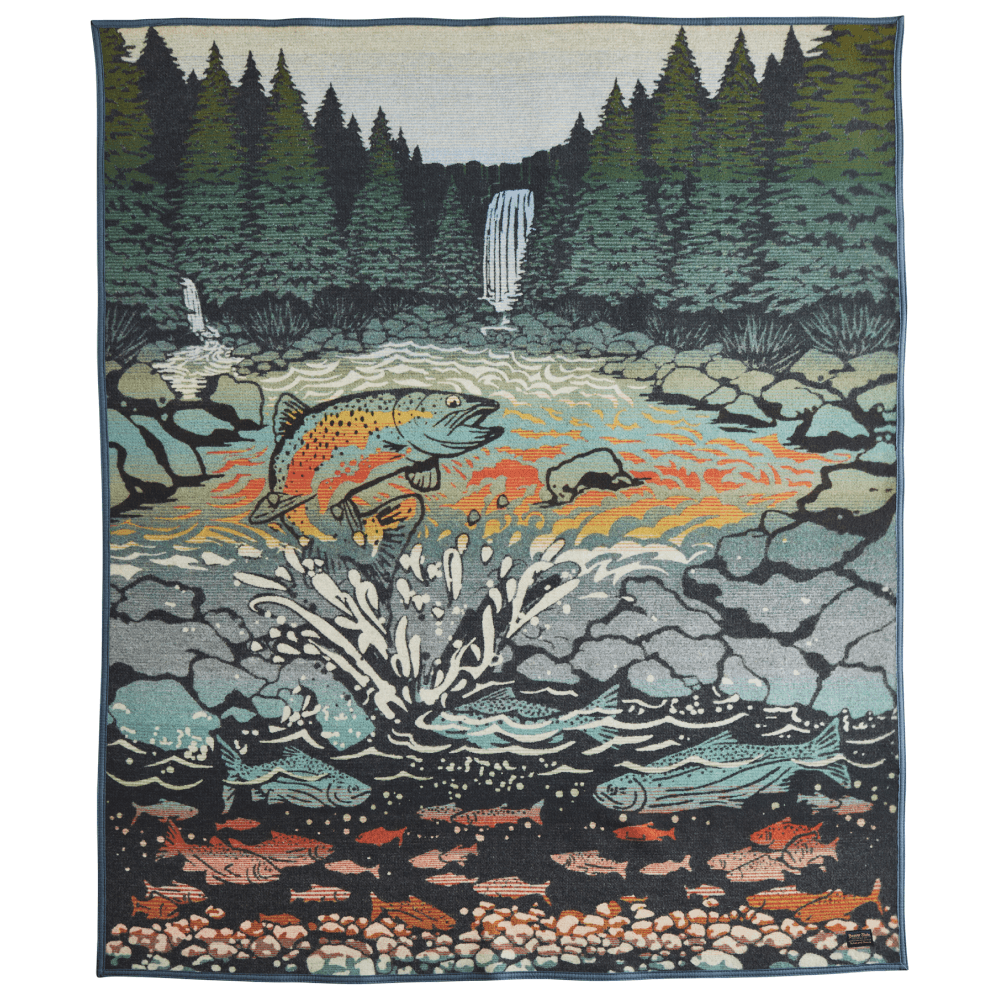 Jacquard Napped Robe Salmon Falls, view: 0