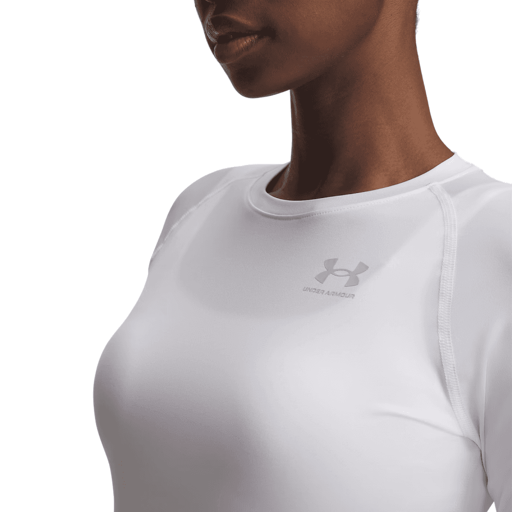 W's Heatgear Authentics Comp Long Sleeve White, view: 2