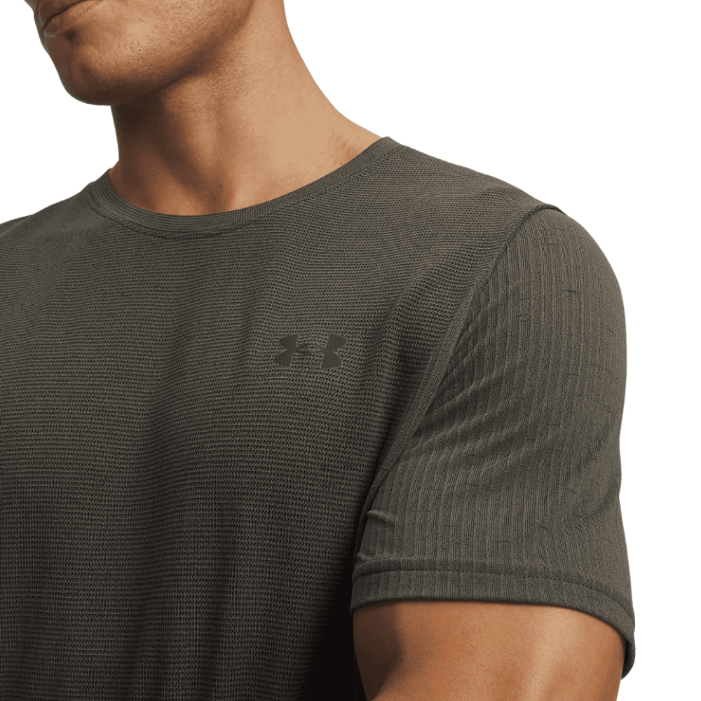 M's Vanish Seamless Short Sleeve Marine Od Green, view: 2