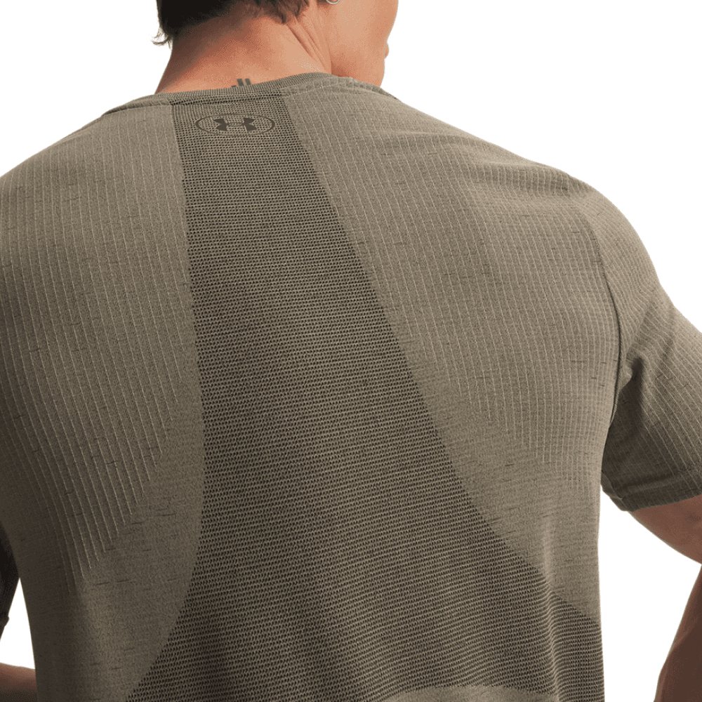 M's Vanish Seamless Short Sleeve Timberwolf Taupe, view: 2