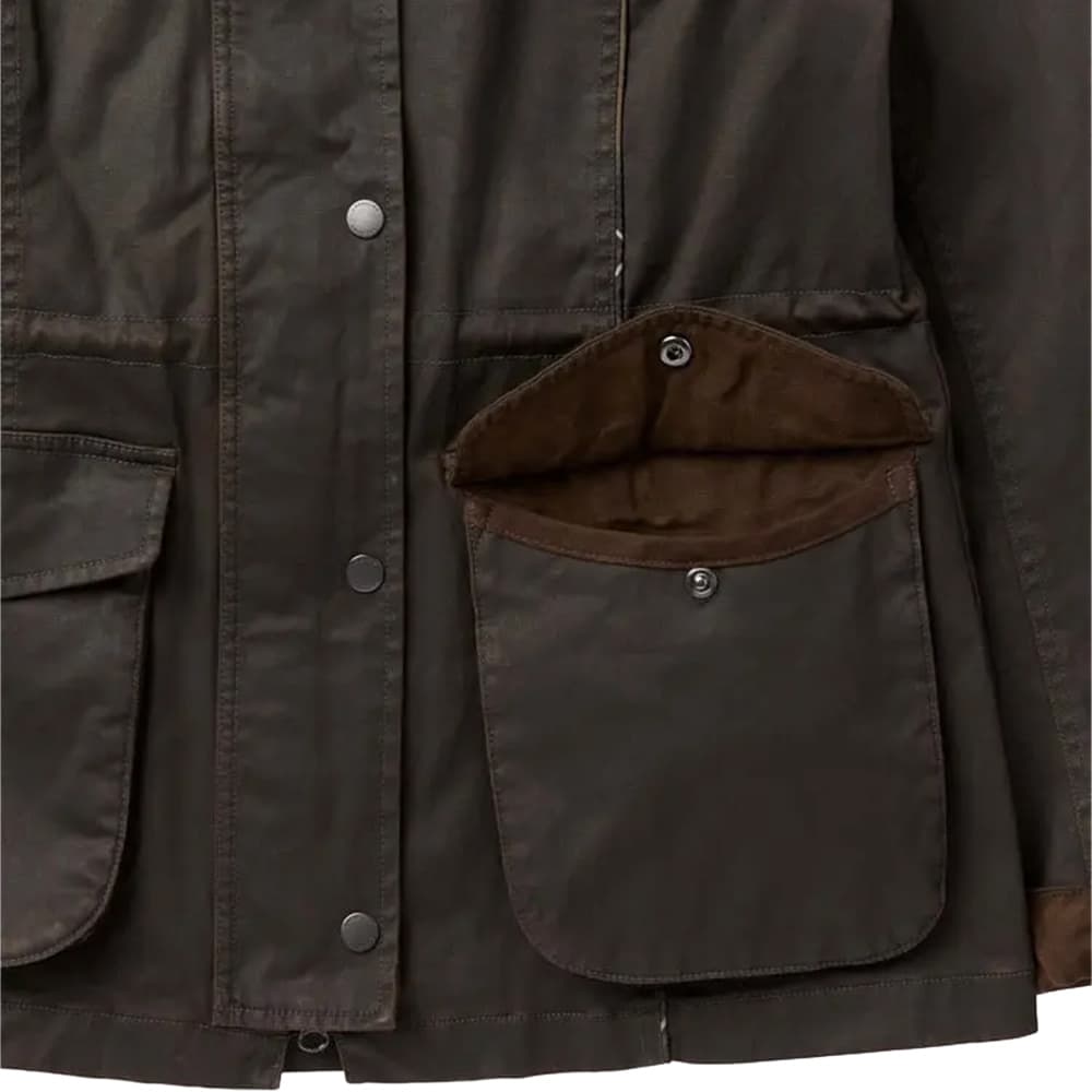 Vintage Original Jacket Women Leather Brown, view: 4