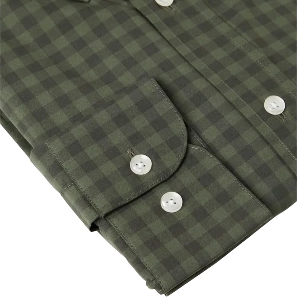 Betley Regular Fit Shirt Men Glade Green Checked, view: 3