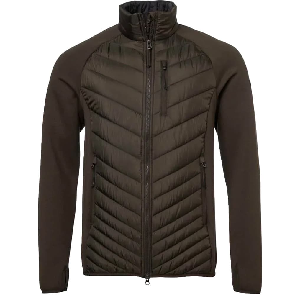 Hunter Hybrid Jacket Men Leather Brown, view: 0