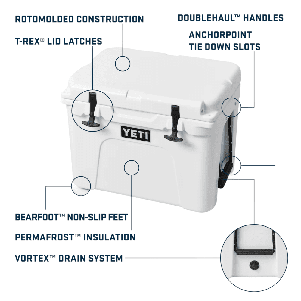 Tundra® 35 Cool Box Charcoal, view: 5