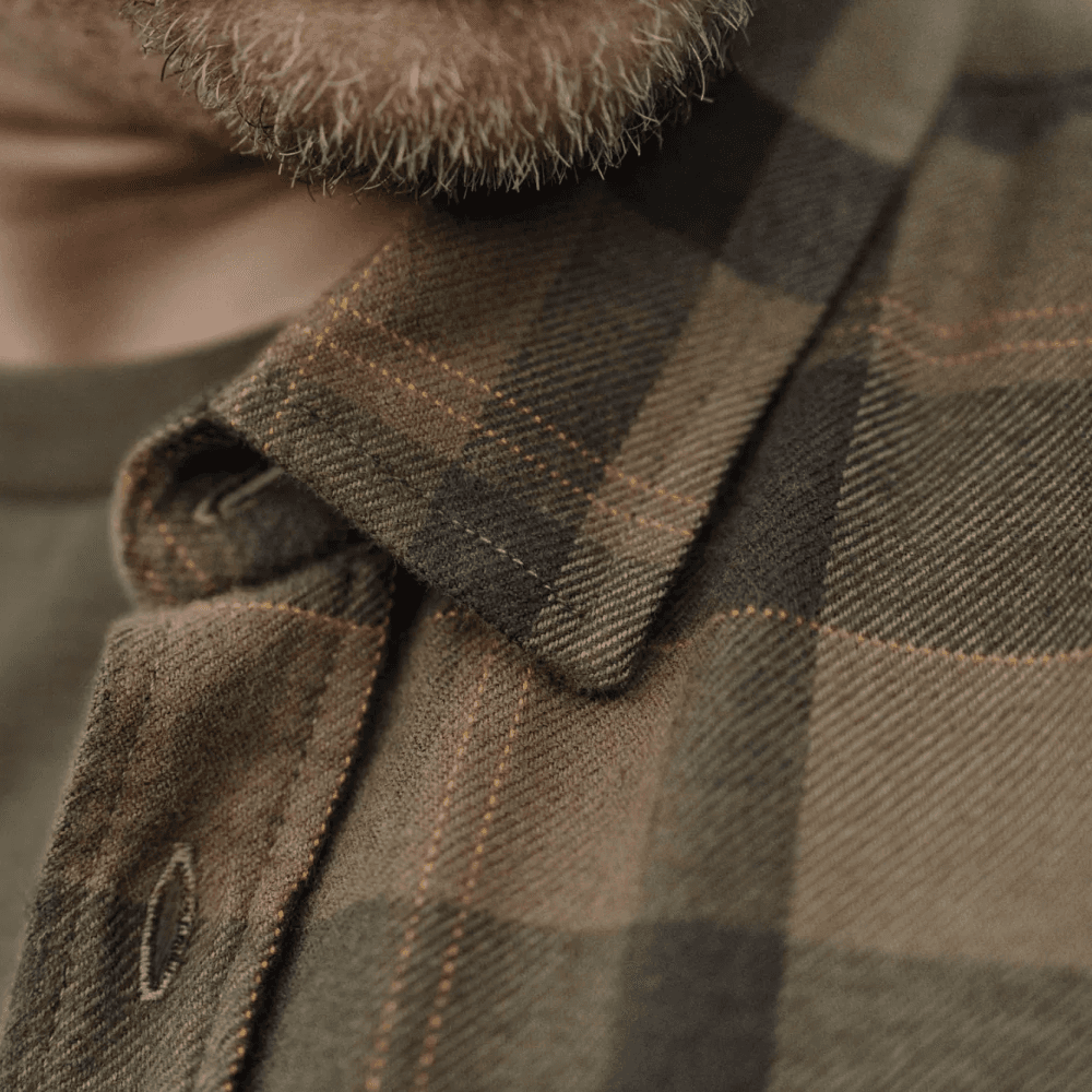 Asmund Langermet Skjorte Beech Green Check, view: 4