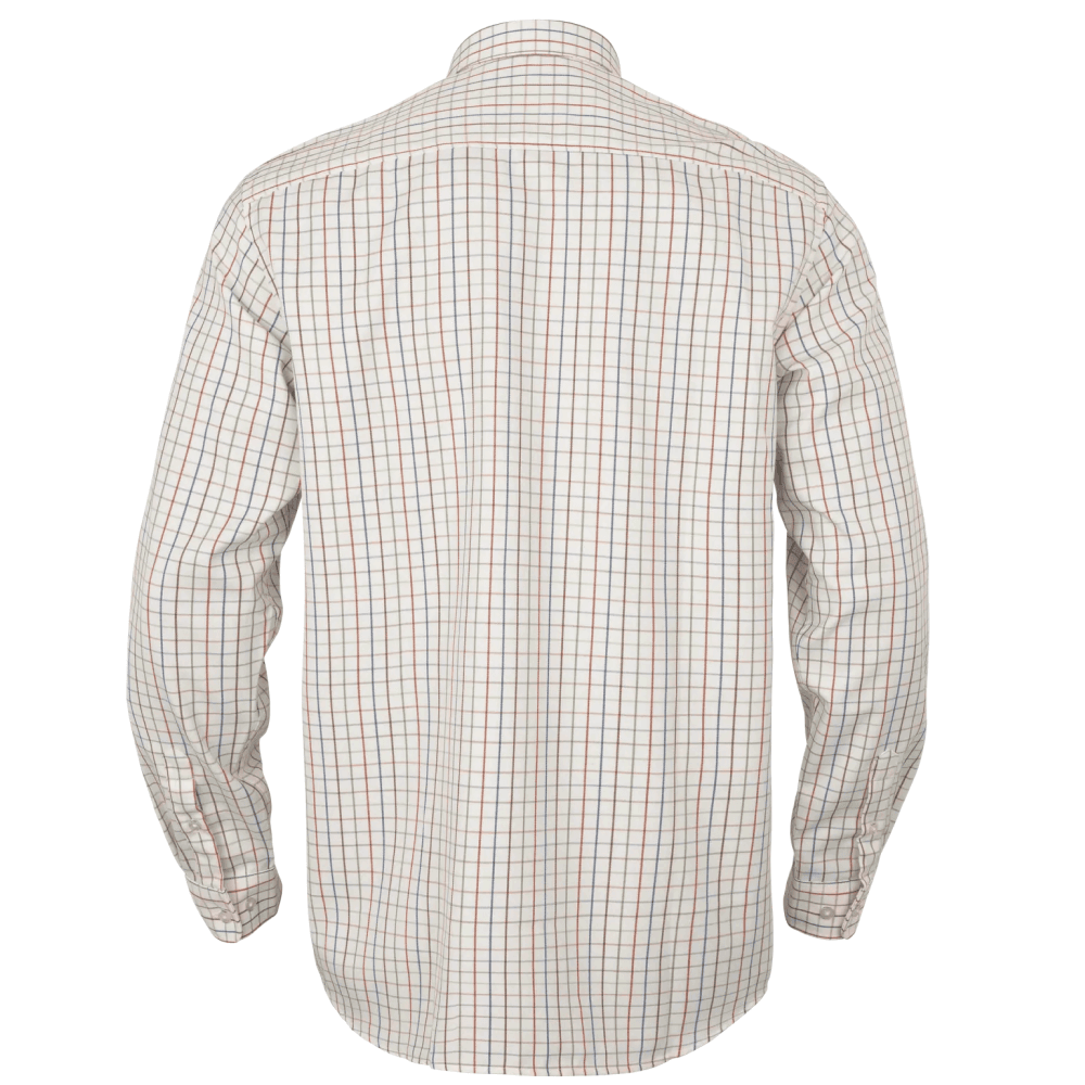 Haywood Langermet Skjorte i Ullblanding Arabian Spice Check, view: 1