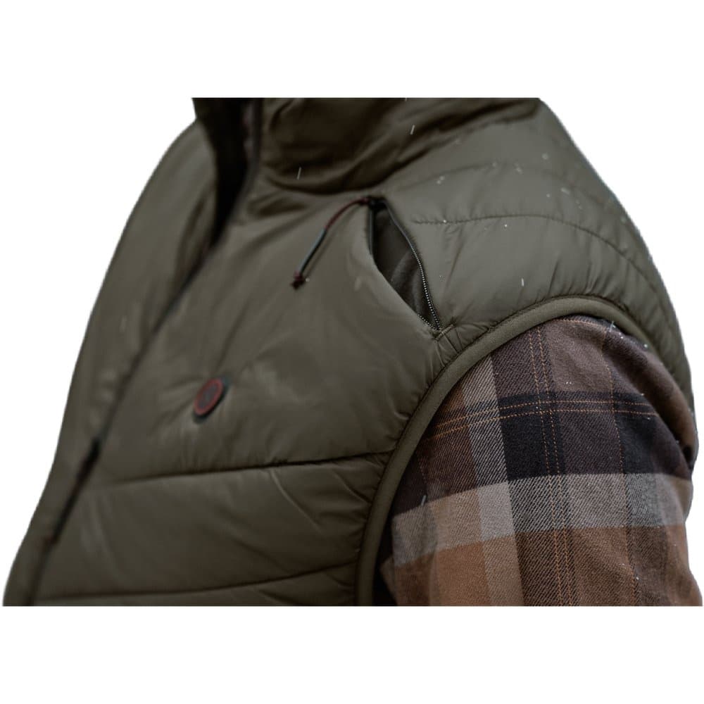 Heat Fodrad Väst Willow Green/Shadow Brown, view: 1