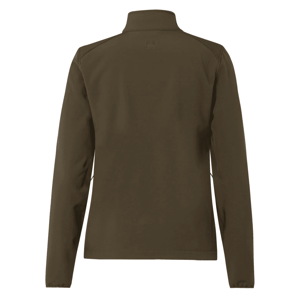Scandinavian Softshelljakke Dame Willow Green/Shadow Brown, view: 1