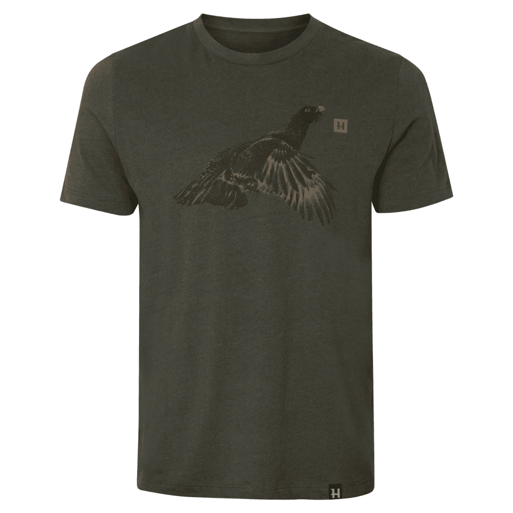 Topp kortermet T-skjorte Forest Night Grouse, view: 0