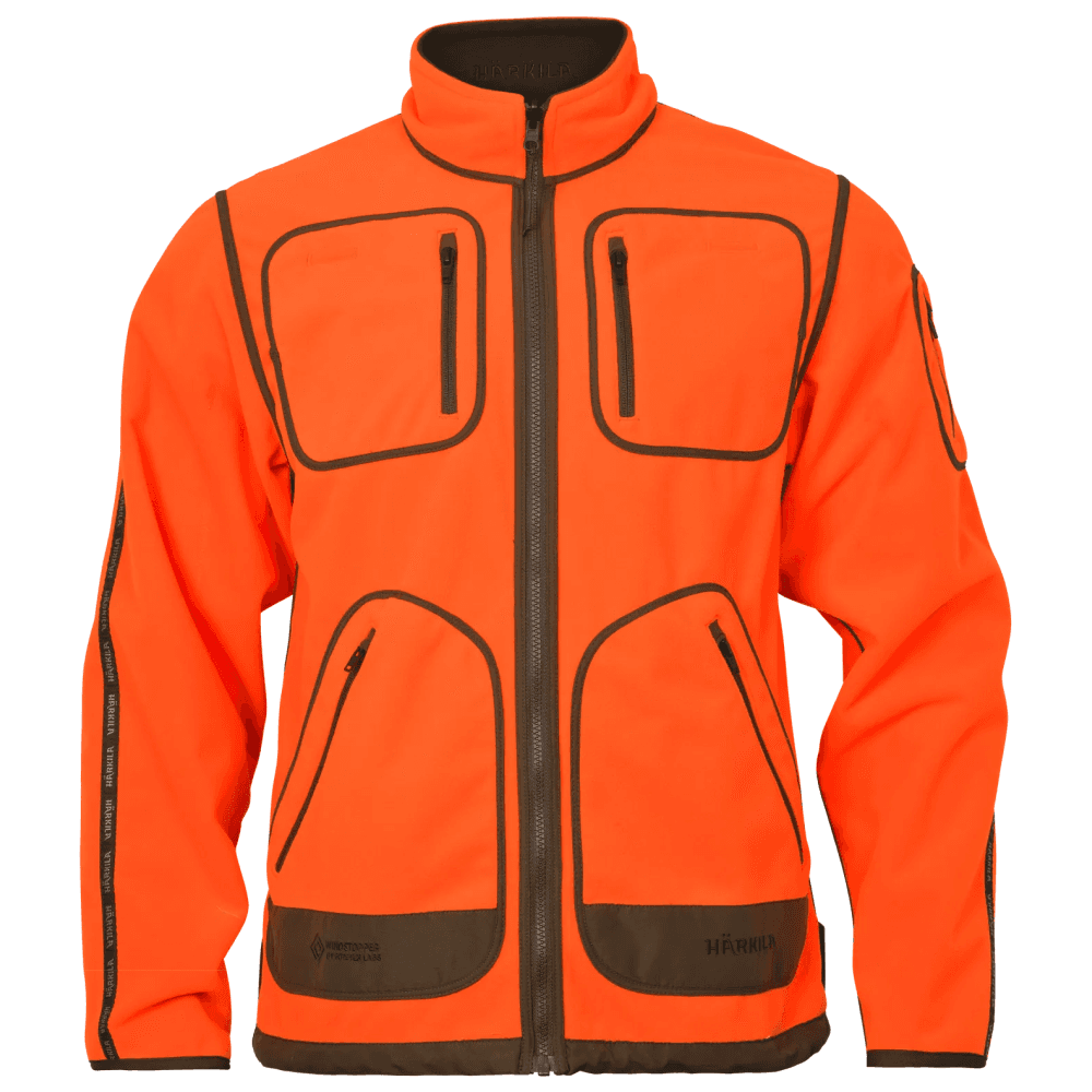 Kamko Blaze Rev. fleecejakke Orange Blaze/Willow Green, view: 0