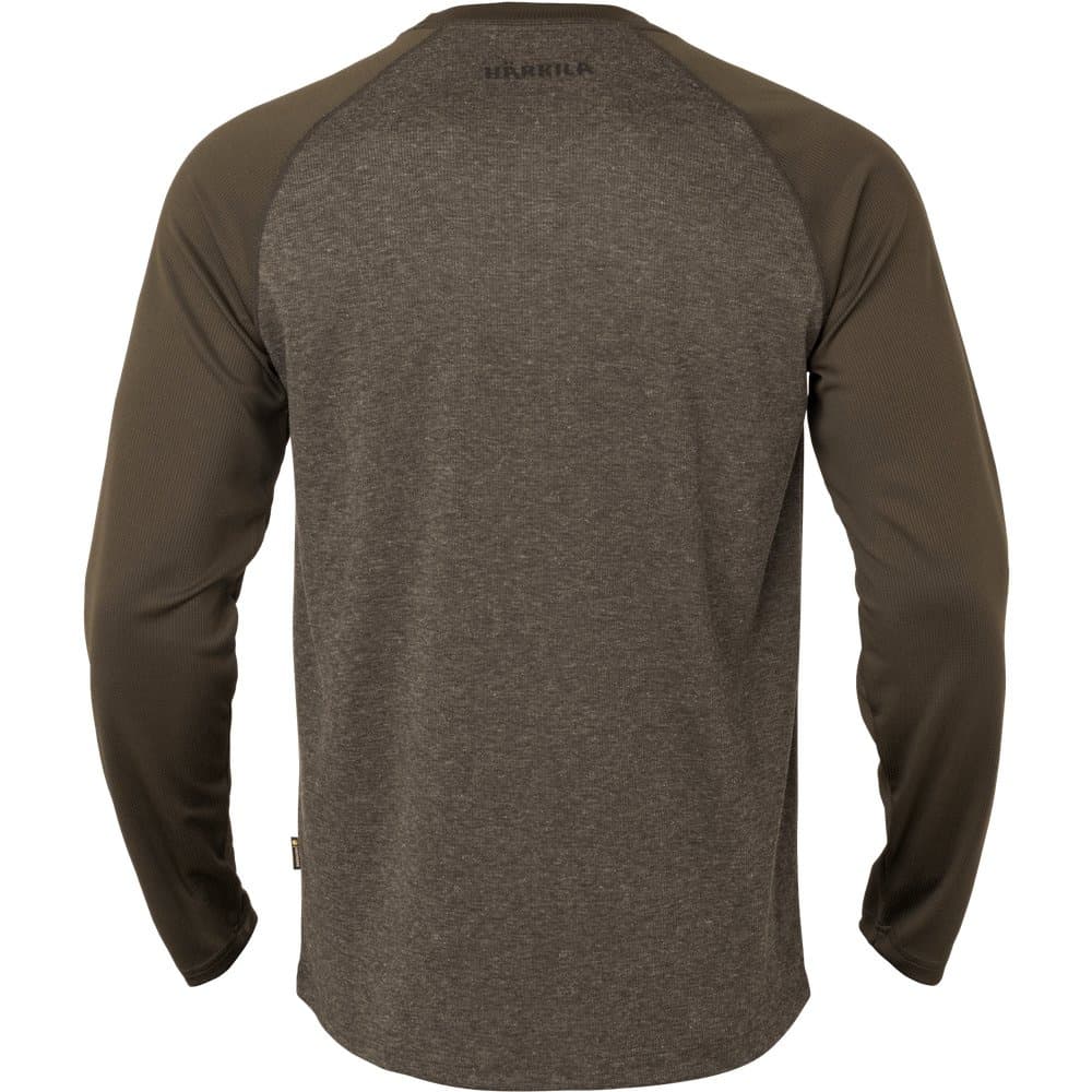 Kodiak Cleverwool Långärmad T-Shirt Dark Hunting Green, view: 1