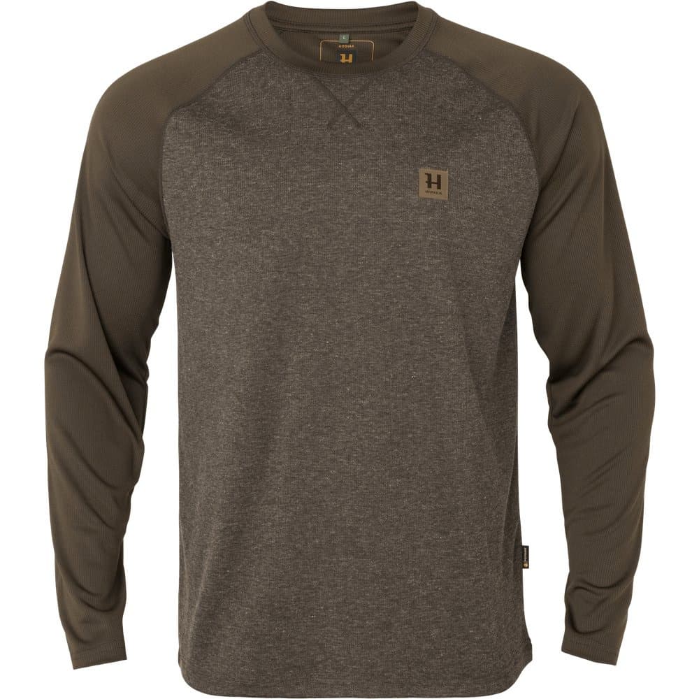 Kodiak Cleverwool Långärmad T-Shirt Dark Hunting Green, view: 0