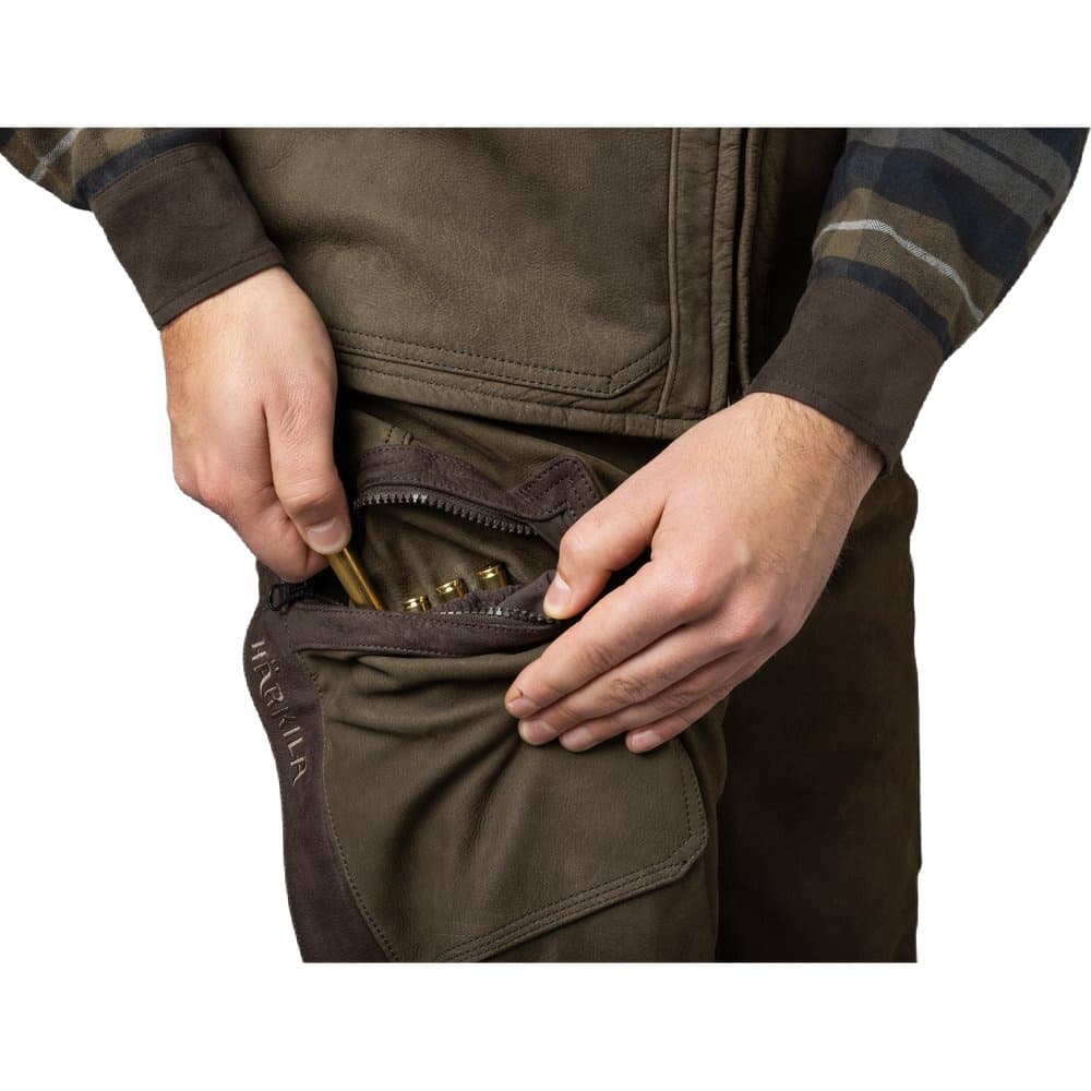 Pro Hunter Leather Byxor Willow Green, view: 2