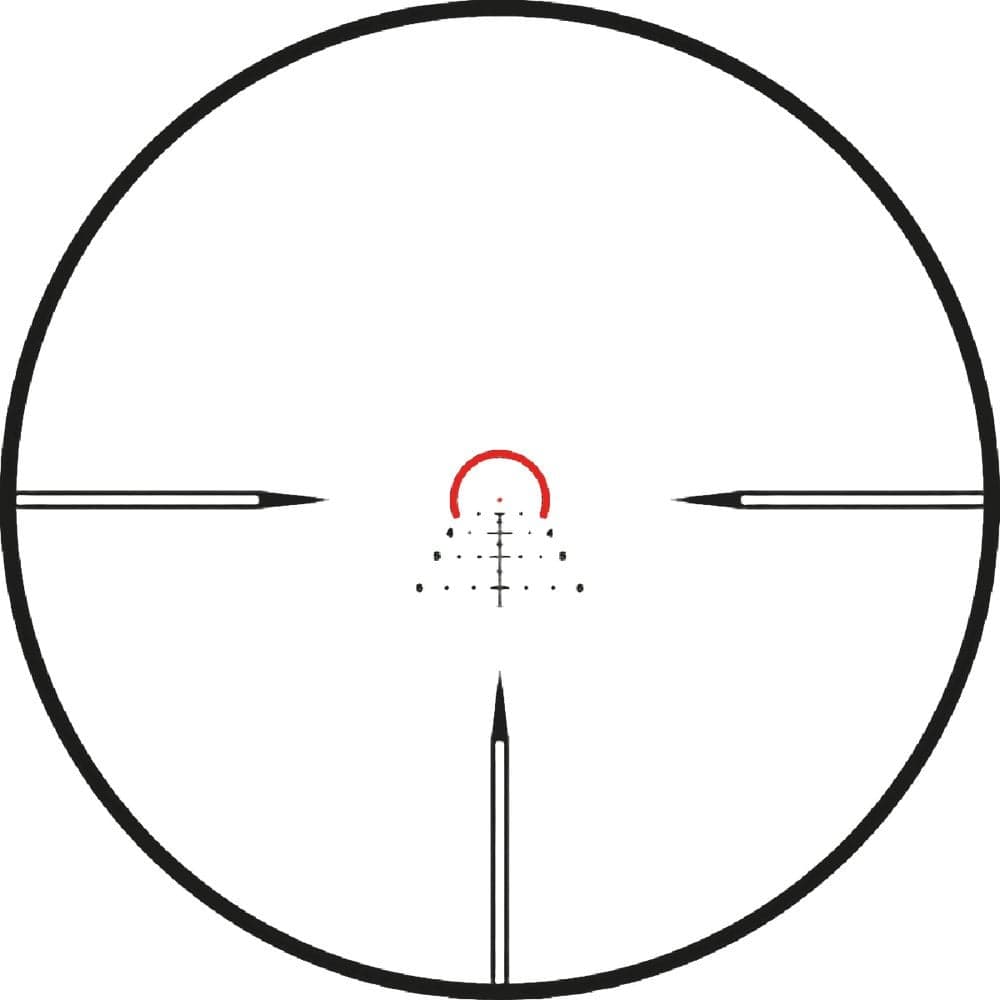 Vantage HD 30 1–8x24 Tactical BDC – 5.56 Belyst, view: 2