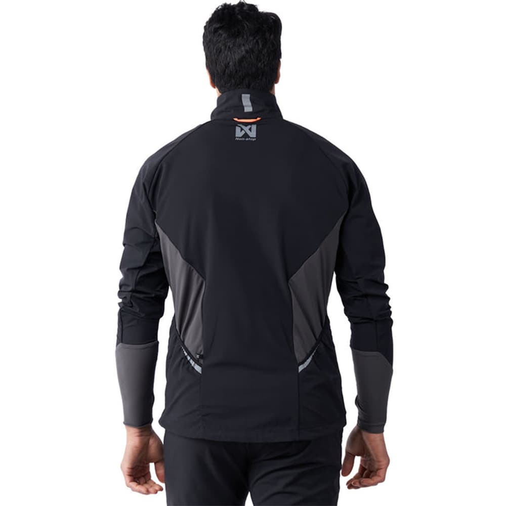 M's Canix Warm-Up Jacket Black/Orange, view: 1