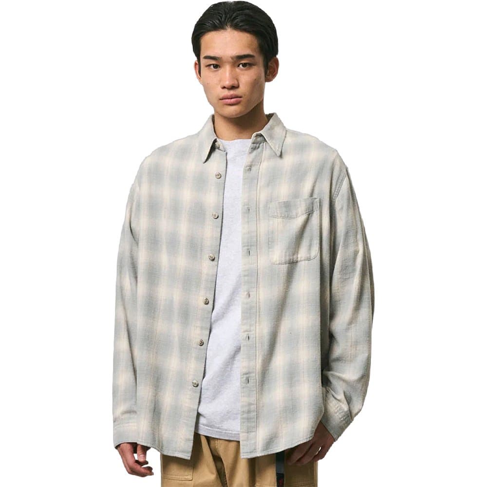 Piled Flannel Shirt Storm, view: 1