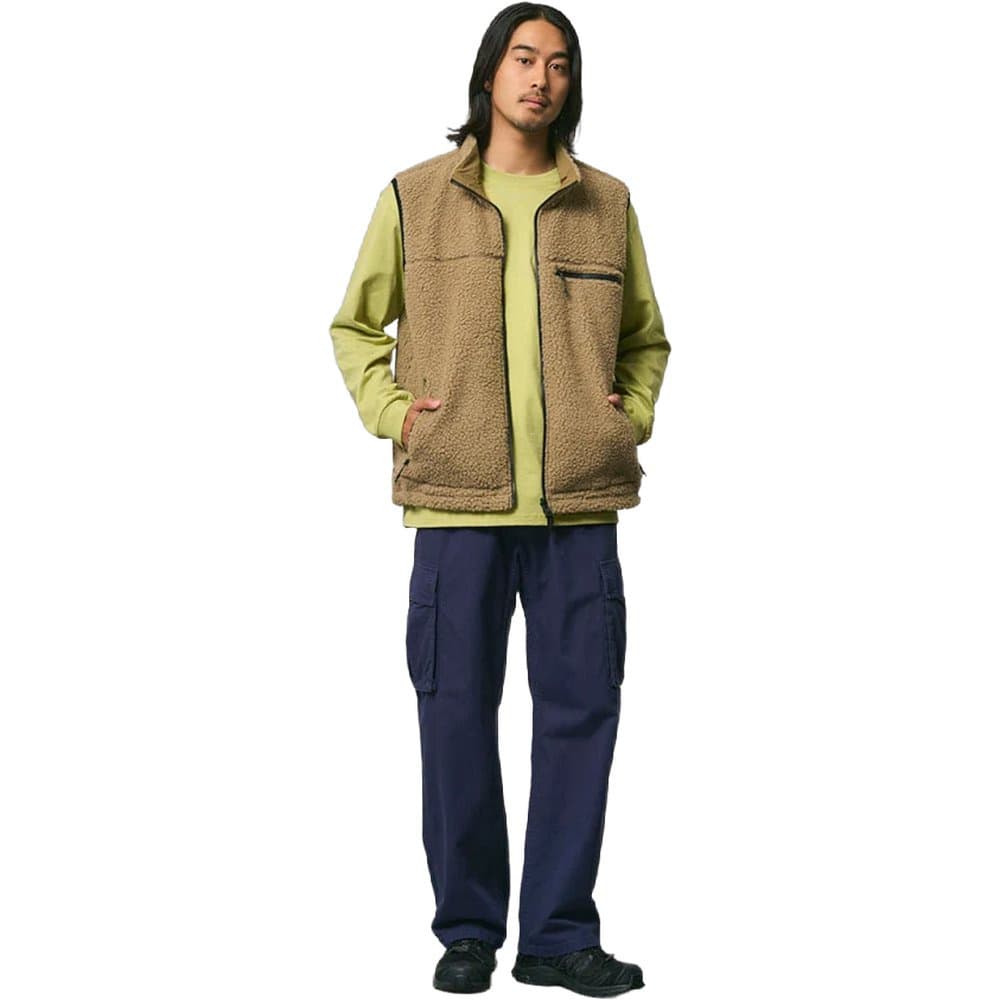 Reversible Sherpa Vest Beige/Tan, view: 4
