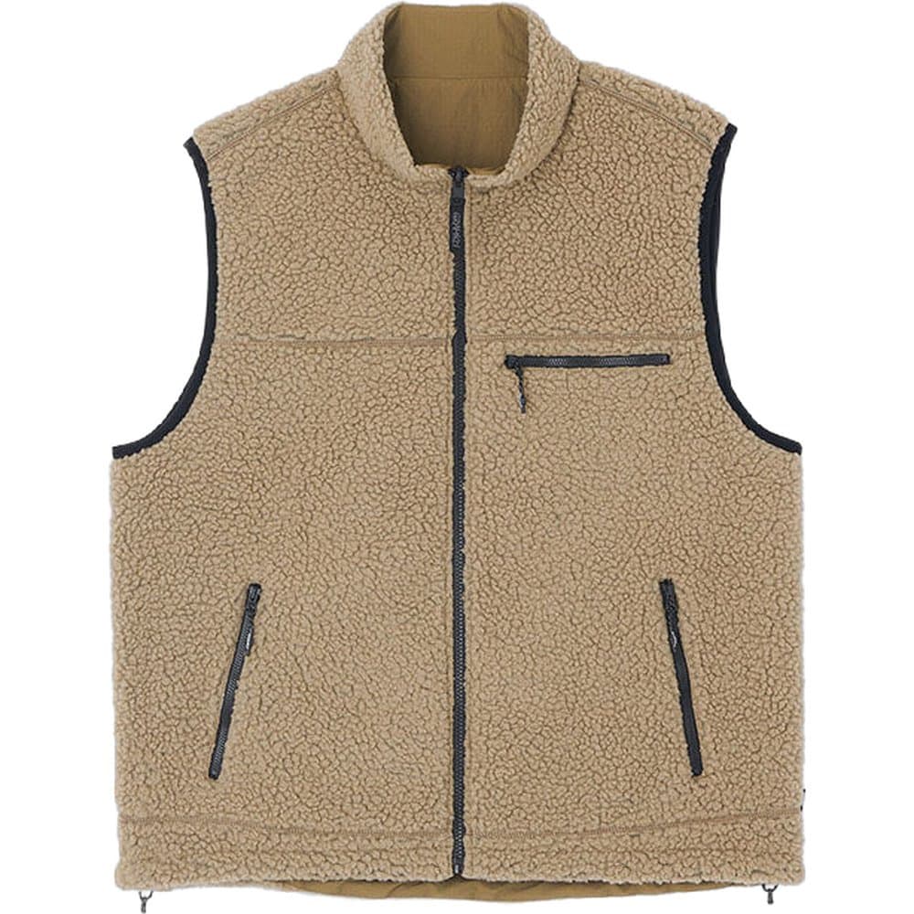 Reversible Sherpa Vest Beige/Tan, view: 1