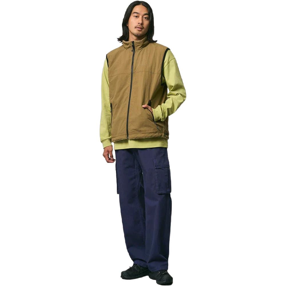 Reversible Sherpa Vest Beige/Tan, view: 2