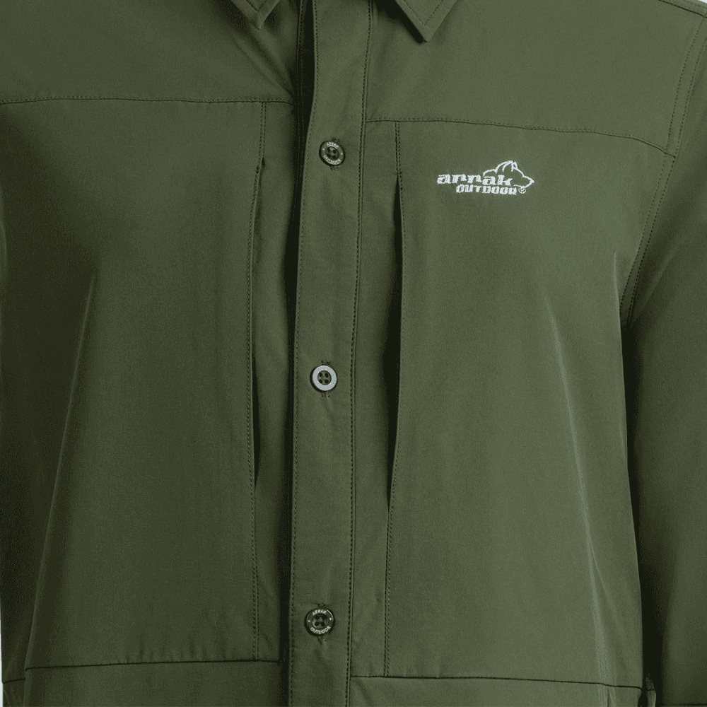 M's Quick Dry Shirt Olive, view: 5