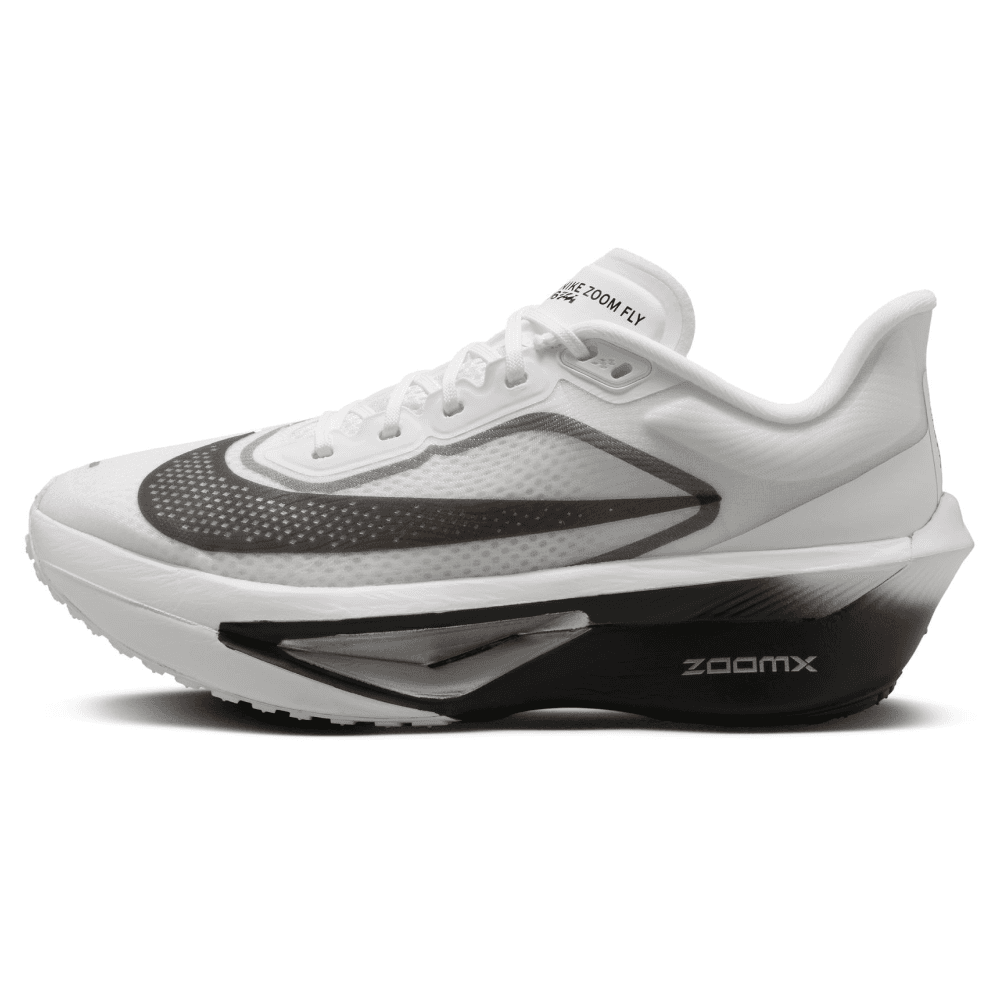 W's Zoom Fly 6 Road Racing Shoes White/Black-Smoke Grey-Metallic Silver, view: 2