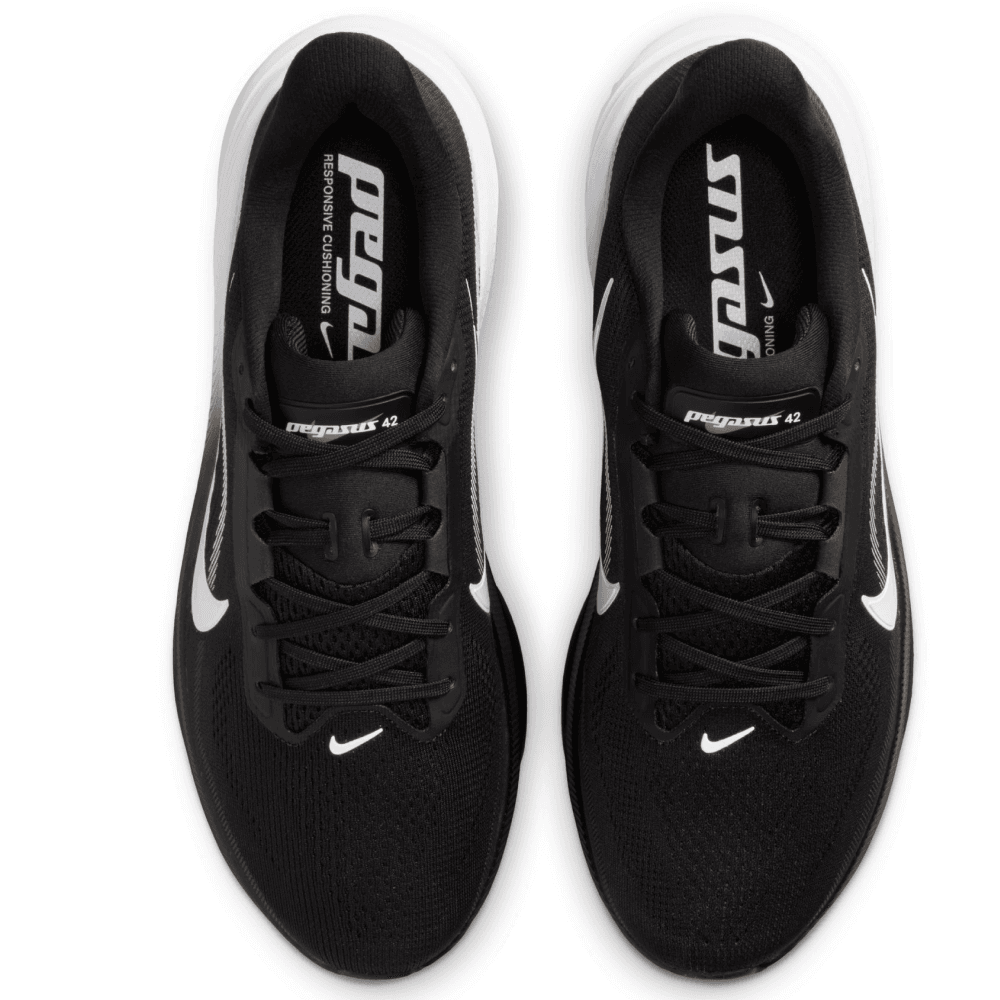 M's Pegasus 42 Road Running Shoes Black/White-Photon Dust, view: 3
