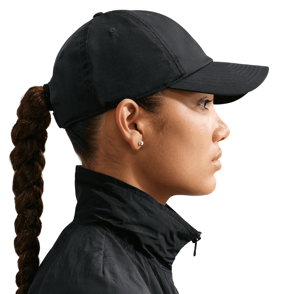 Dri-Fit Club Unstructured Metal Swoosh Cap Black/Metallic Gold, view: 2