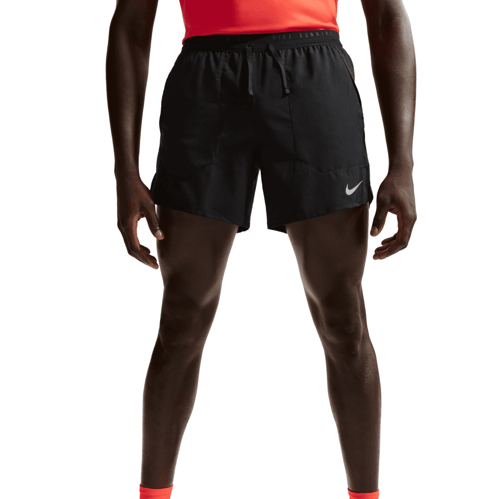 M's Stride Dri-Fit 5" Brief-Lined Running Shorts Black/Reflective Silv, view: 2