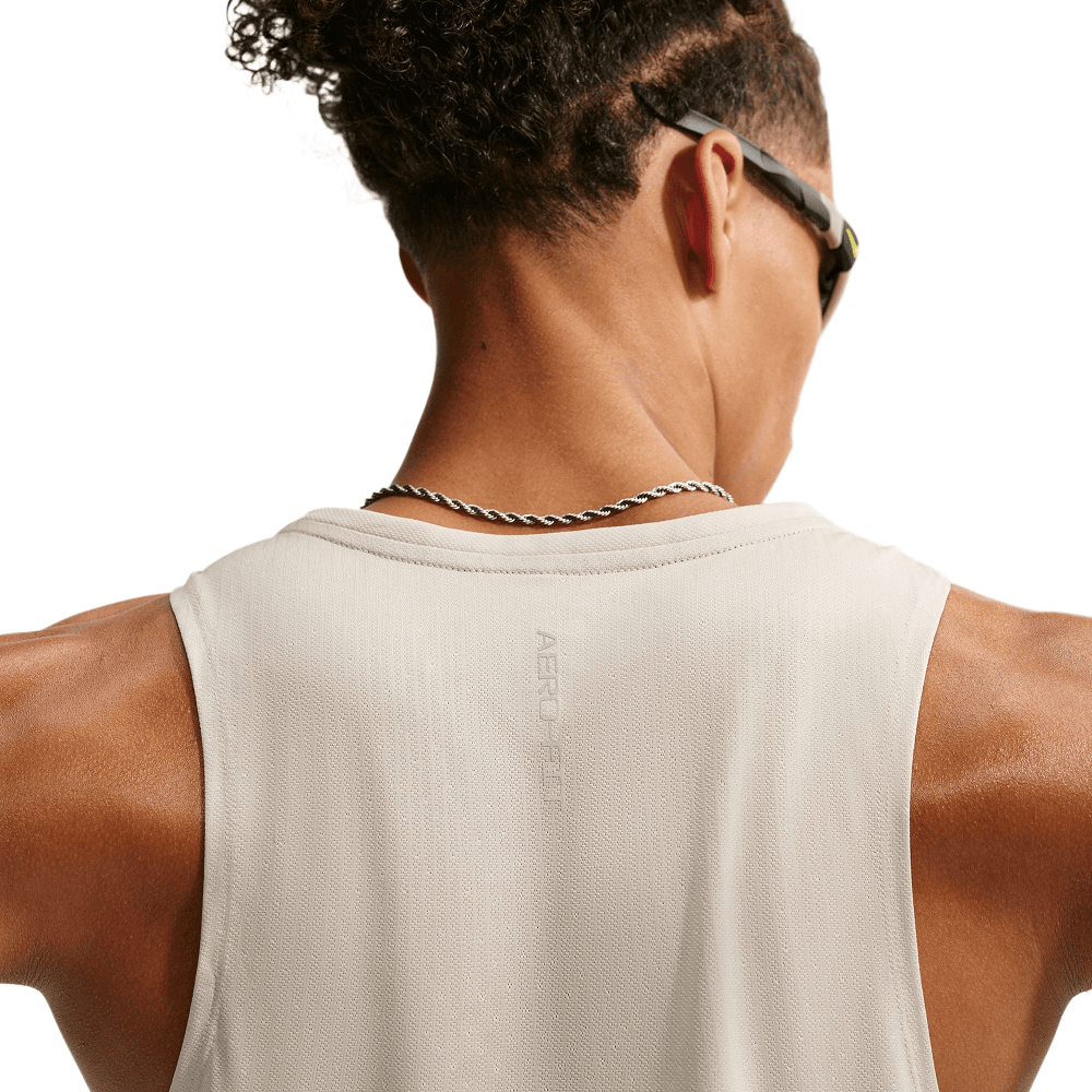 M's Stride Aero-Fit Running Tank Top Cream Ii/Sail/Reflective Silv, view: 2