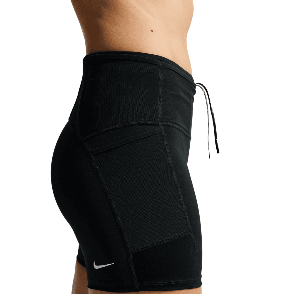 W's Acg Dri-Fit High-Waisted 4" Trail Running Shorts Black/Summit White, view: 2