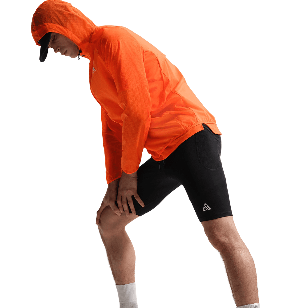 M's Acg "Lava Loops" Dri-Fit Adv 1/2-Length Trail Running Tights Black/Summit White, view: 3